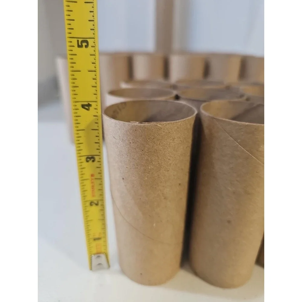 50 Empty Cardboard Paper Tubes Toilet Paper Rolls Craft School DIY Lot